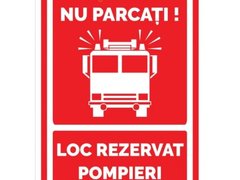 Indicator pentru parcarea masinilor de pompieri
